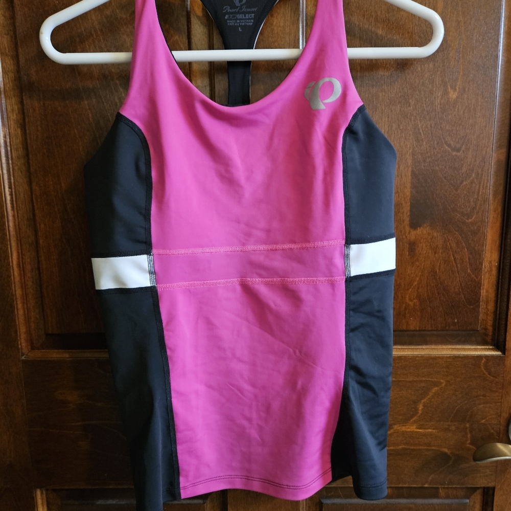 Pearl Izumi Pink and Black Women's Tank Top